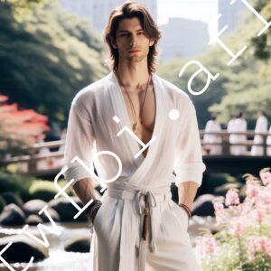 不怎麼像-全身古風帥哥 長髮 白衣