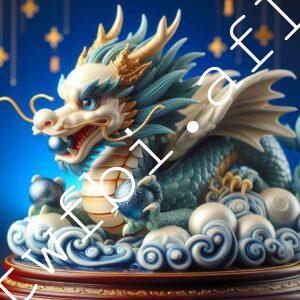 Q版十二生肖 龍傲天公仔