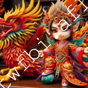 不怎麼像Q版中國上古神獸-朱雀公仔