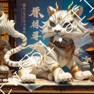 不怎麼像Q版中國上古神獸-白虎公仔