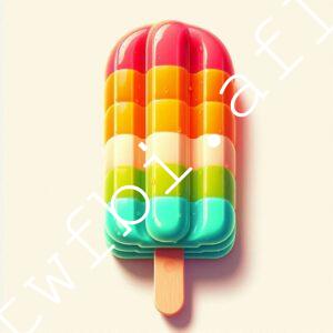 彩虹冰棒