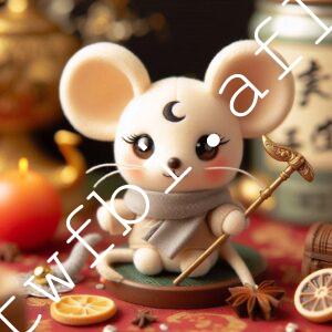 Q版十二生肖 精靈鼠公仔