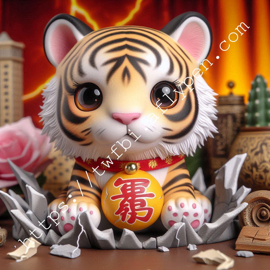 Q版十二生肖 震山虎公仔