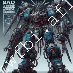 不像-Bad Blooded 戰士 機甲化 概念圖(Bad Blooded warrior mech concept art)