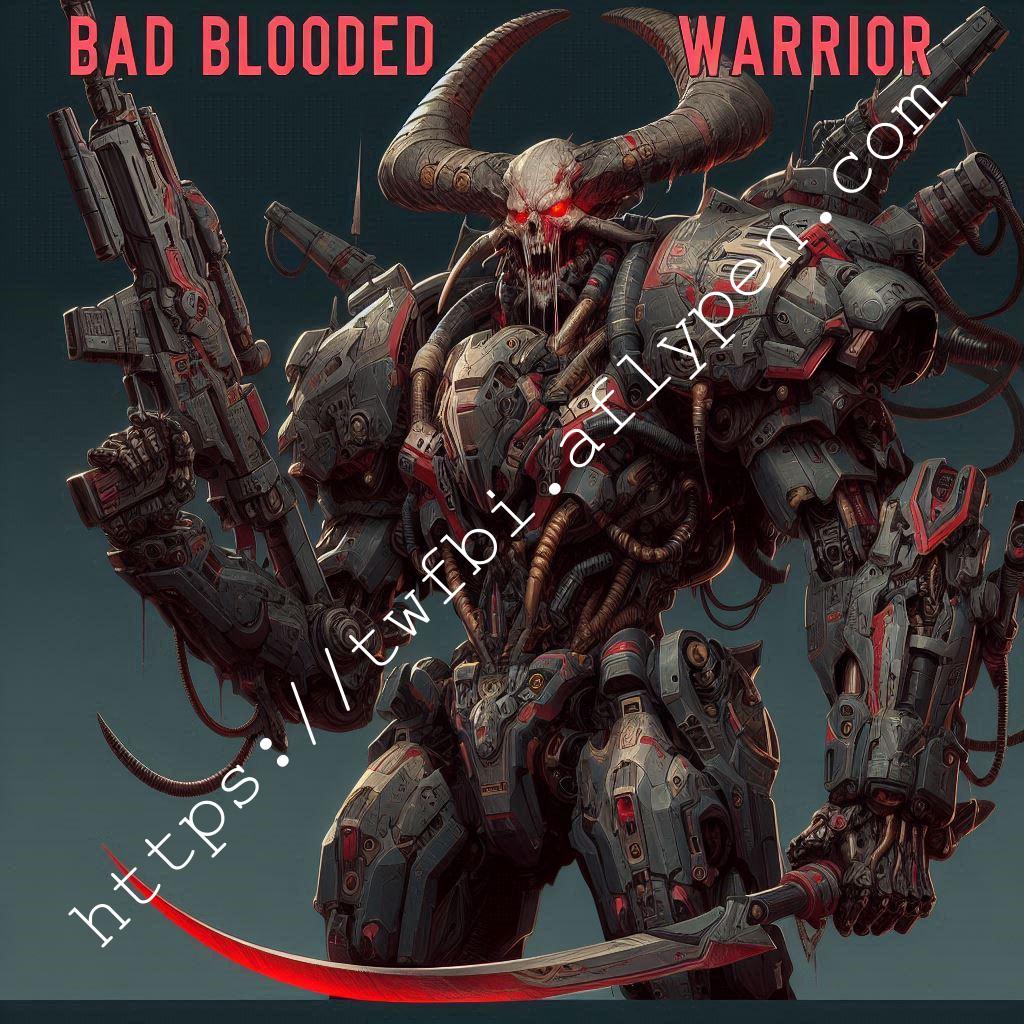 不像-Bad Blooded 戰士 機甲化 概念圖(Bad Blooded warrior mech concept art)02