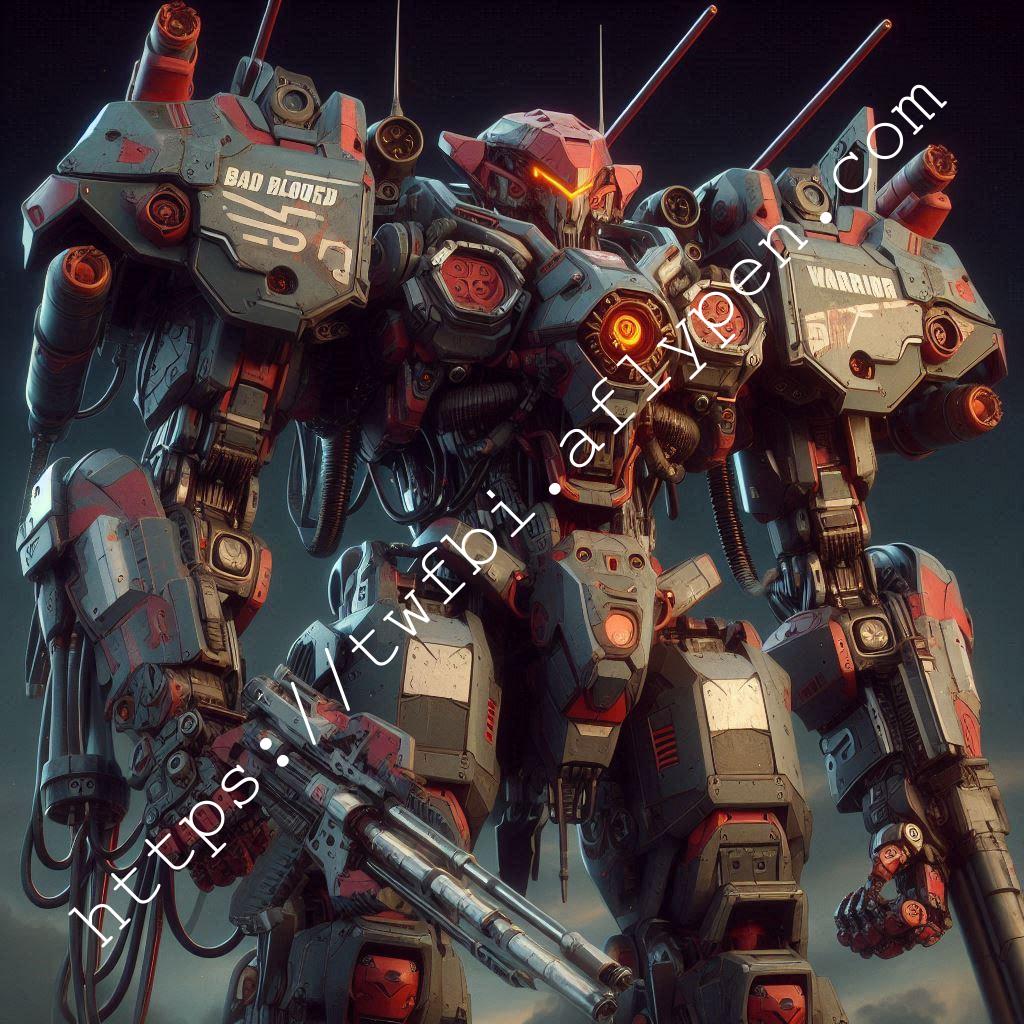 不像-Bad Blooded 戰士 機甲化 概念圖(Bad Blooded warrior mech concept art)04