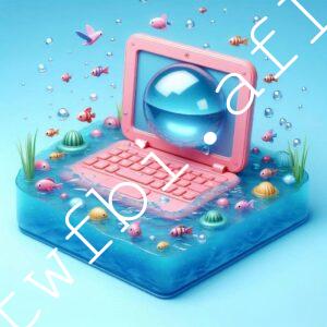 不像-水冷頭上有螢幕的粉紅色系電腦主機照片